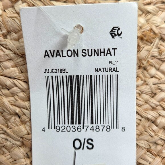 NWT Hat Attack Women's Avalon Sunhat Natural - Picture 3 of 4